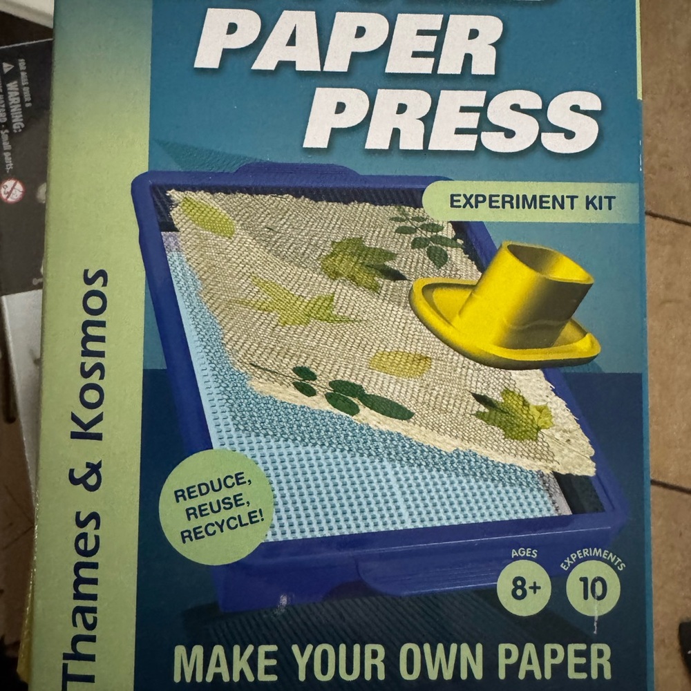 Recycled Paper Press Experiment Kit